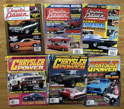 MUST SELL Chrysler Power Magazines (LIKE NEW, $5 EACH), View more