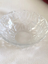 Tiffany Etched Glass Bowl