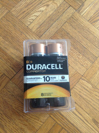 D and C Duracell batteries