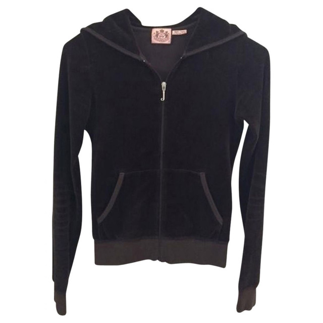 Juicy Couture Size Small Velour Black Hoodie in Women's - Tops & Outerwear in City of Halifax