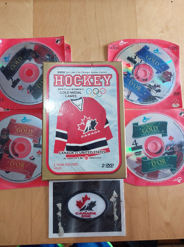 DVDs : 2002's Olympic Hockey Gold Medal Games (Canada/USA) dans CD, DVD et Blu-ray  à Ouest de l’Île