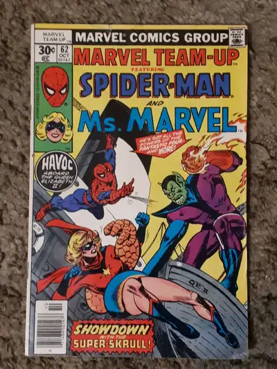 Marvel Team-Up #62 October 1977 Comic, View more