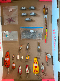 Fishing Tackle - Spoons, Jig heads, Tails, etc.