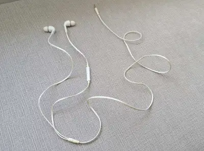 White Samsung Wired Earbuds, View more