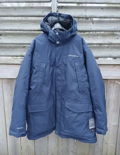 Eddie Bauer Down Filled Blue Parka Men’s XXXL BRAND NEW only $80, View more