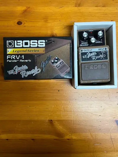 Boss Fender FRV-1 Boss 63 Fender Reverb Pedal, View more