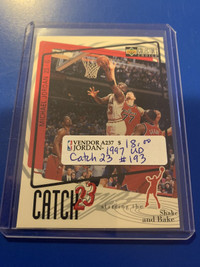 Michael Jordan CATCH 23 #193 1997 NBA BULLS Showcase 267