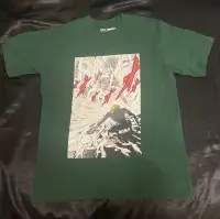 UNIQLO UT x Attack on Titan Green Graphic T-Shirt Size L