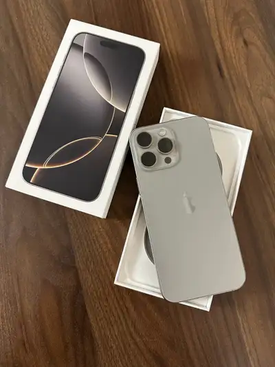 LNIB iPhone 16 Pro Max 256GB | 94% Battery | Natural Titanium, View more