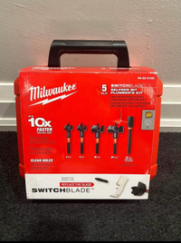 Milwaukee 49-22-5100 / 5 pcs switch blade selfeed bit plumber’s