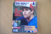 Magazine 1987 Les Expos de Montréal No 5 Tim Wallach (1500-082)