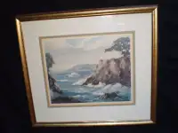 Davis F. Schwartz - Coast Near Monterey (810-4), framed