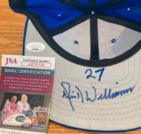 HOF - Dick Williams Autographed Toronto Maple Leafs Baseball Hat