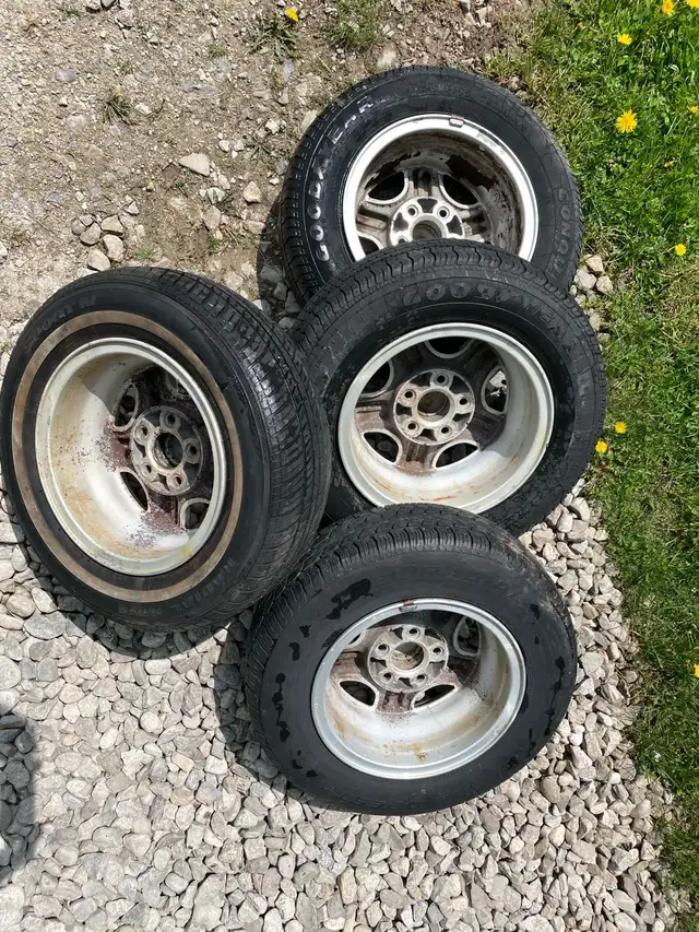 Full set of 1994 Mazda B/Ford Ranger pickup wheels alloy 14X6” ” in Tires & Rims in Oakville / Halton Region - Image 4