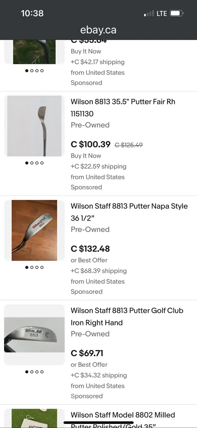 Wilson Staff 8813 putter in Golf in Mississauga / Peel Region - Image 7