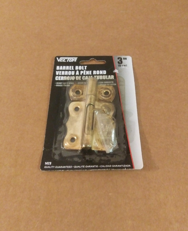 Small Brass Barrel Bolts in Hardware, Nails & Screws in Mississauga / Peel Region - Image 3