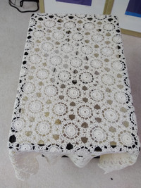 HAND CROCHETED TABLE CLOTH