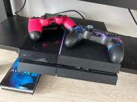 Sony PS4 with two controllers