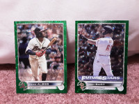 Topps 2022 Green Foil cards