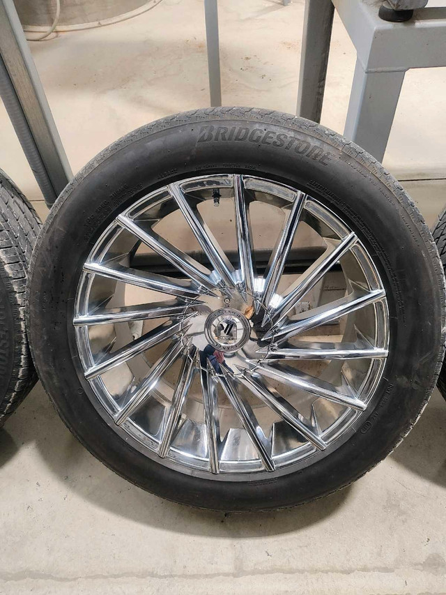 22" Asante black label wheels and tires  in Tires & Rims in Leamington - Image 4