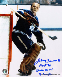 Johnny Bower 8x10 Autographed Photo