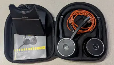 Jabra Evolve 75 Wireless Bluetooth Headset With Dongle, View more