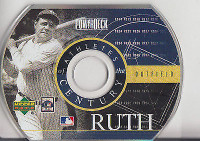 1999 UD PowerDeck Athletes of the Century Multi-Sport Babe Ruth