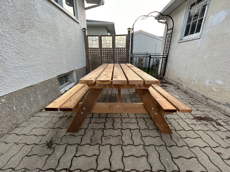 6ft Pressure Treated Picnic Table Patio & Garden Furniture Winnipeg Kijiji