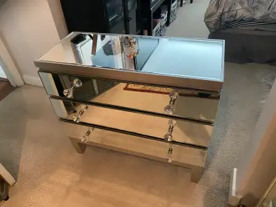 Low Dresser/ Glass/ 3 Drawers, View more