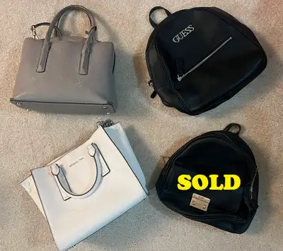 Ladies Designer Hand Bag / Purses / Small Backpacks (All Original); Price Mentioned Below- Brands, P...