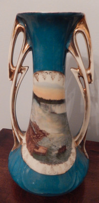 NIAGARA FALLS, Vase, Art Nouveau, 1900, Angleterre