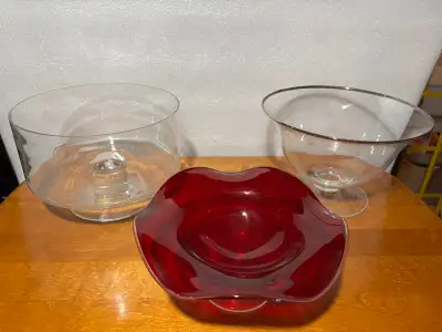 Large Glass Bowls, View more