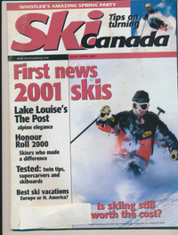ORIGINAL SKI CANADA MAGAZINE SPRING 2000