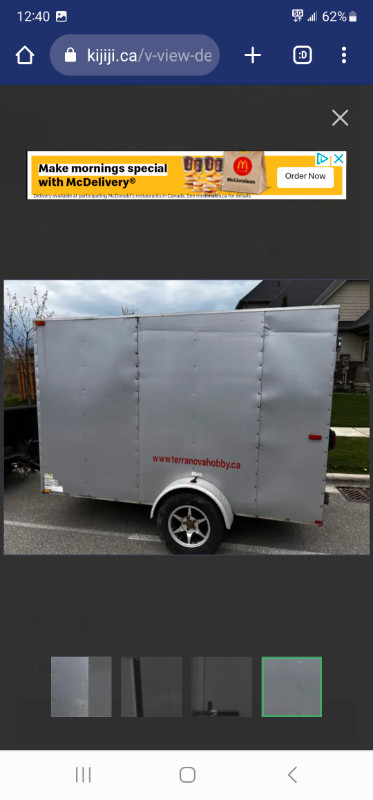 6' x 10' Plus V Nose Contractors Enclosed Cargo Trailer 6' High in Cargo & Utility Trailers in Windsor Region - Image 3
