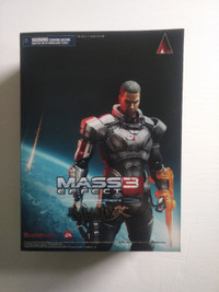 JP Import 2012 Mass Effect 3 Play Arts Kai Commander Shepard NEW