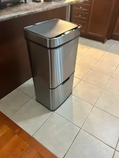 19 Gal Kitchen Trash Can, Motion Sensor Classified Recycling Gar, View more