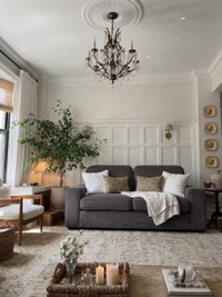 69.6" Dark grey loveseat sofa Markham / York Region Toronto (GTA) Preview