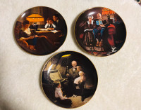 Norman Rockwell Light Campaign Series Collector plates
