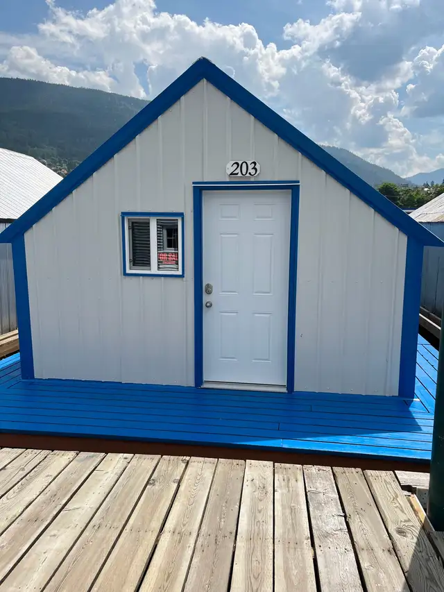 Renovated Boathouse at Kootenay Launch Club !