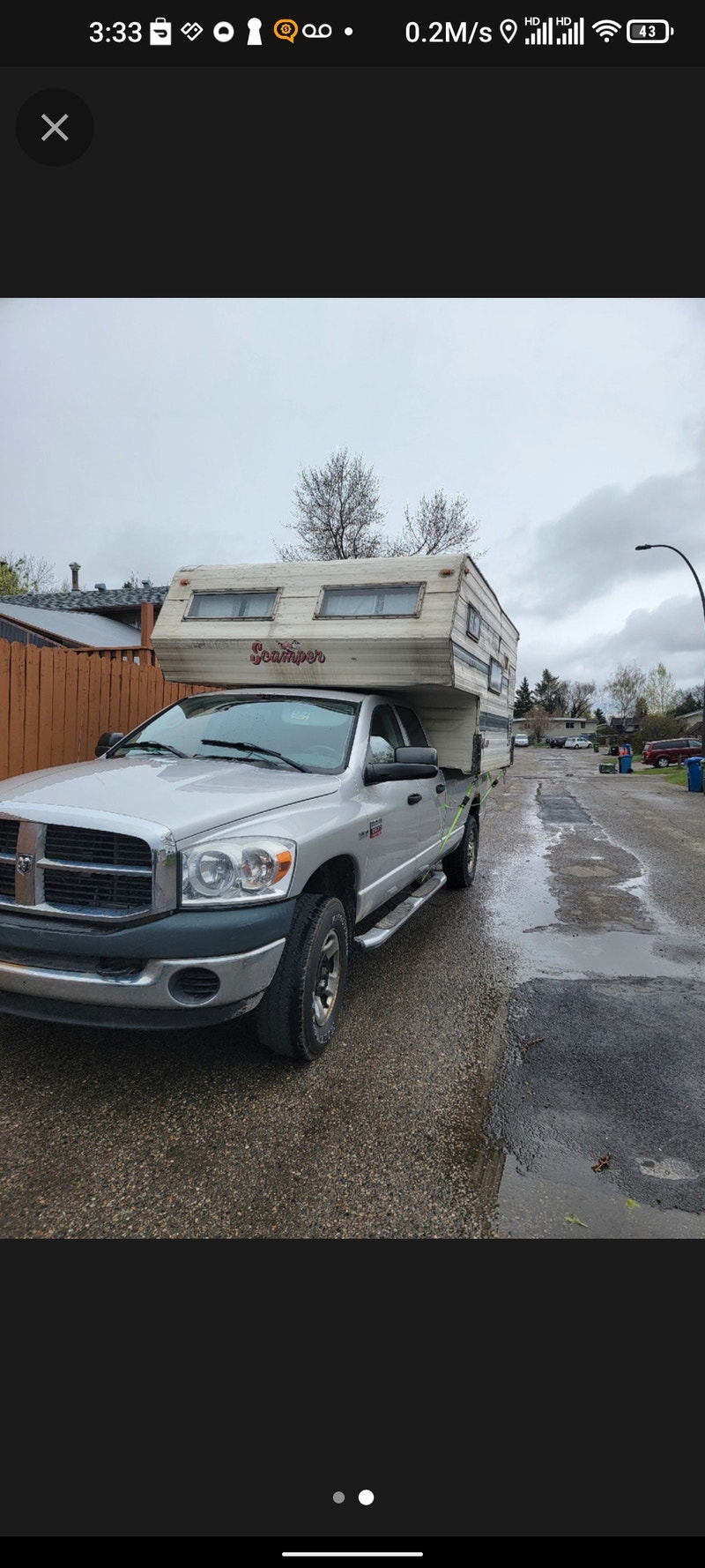 camper on truck Travel Trailers & Campers Calgary Kijiji