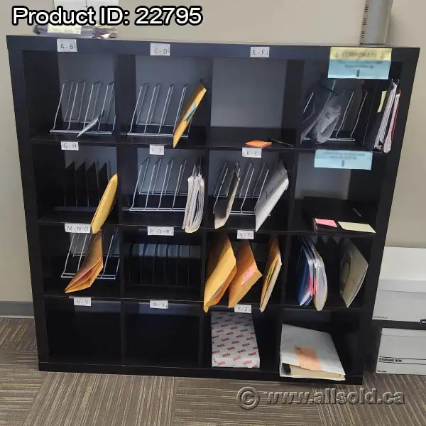 Espresso IKEA Storage 4x4 Cube Bookcase in Storage & Organization in Calgary - Image 3