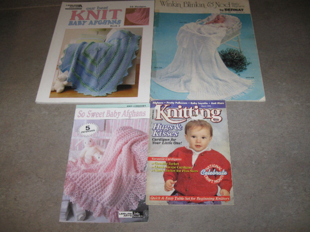 4 Baby Afghan magazine/pattern books for $5 in Hobbies & Crafts in City of Halifax