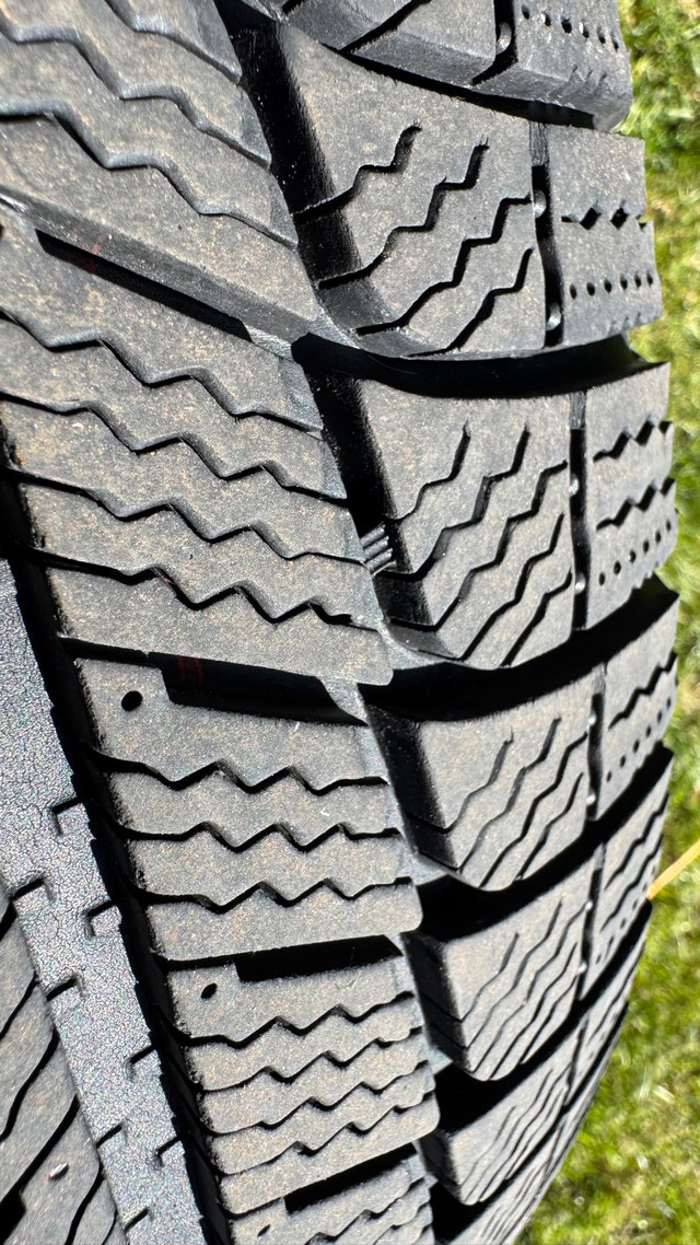 215/65R16 Snow Tires on Subaru steel rims in Tires & Rims in Kitchener / Waterloo - Image 3