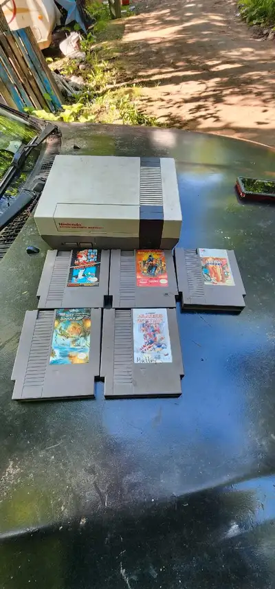 Nintendo NES with 5 games, View more