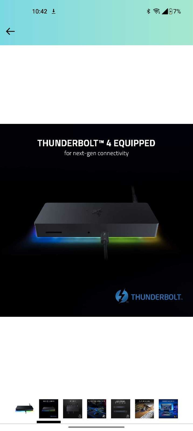 Razer thunderbolt 4 hub in Other in Hamilton