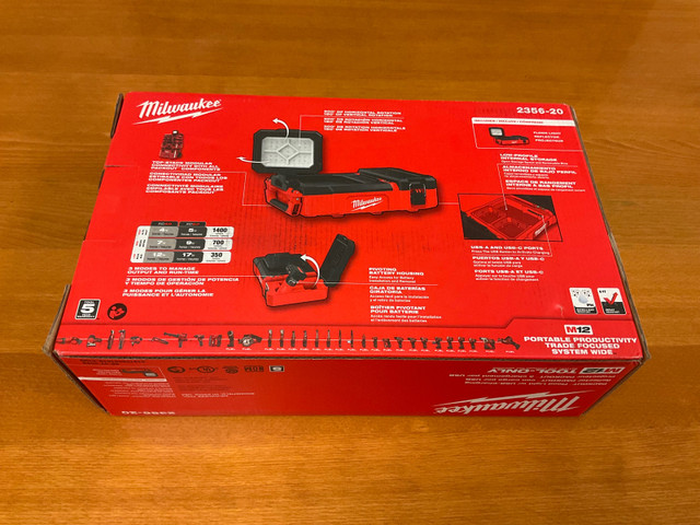 Milwaukee Packout M12 Floodlight / USB Charger in Power Tools in Oakville / Halton Region - Image 2