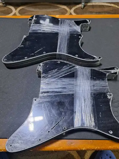 I have 24 brand new condition stratocaster pickgaurds blanks. You customized your own pickup configu...