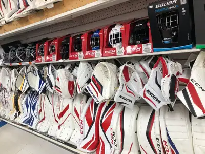 New/Used hockey goalie equipment youth, junior, senior, View more
