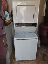 Stand gas dryer and washer 
