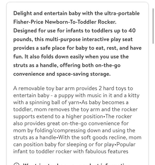 Fisher Price newborn to toddler rocker chair / baby seat in Playpens, Swings & Saucers in City of Halifax - Image 3